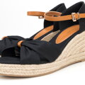 Dámske espadrilky s mašľou vpredu 98-DP-500-1  