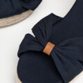 Dámske espadrilky s mašľou vpredu 98-DP-500-N  