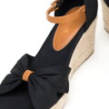 Dámske espadrilky s mašľou vpredu 98-DP-500-1  