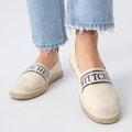 Dámske espadrilky s lemom a nápisom WITTCHEN 98-DP-802-9  