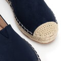 Dámske espadrilky s pleteným spracovaním modré 100-DP-805-N