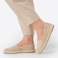 Dámske espadrilky s pleteným spracovaním béžové 100-DP-805-9