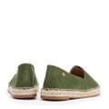 Dámske espadrilky s pleteným spracovaním zelené 100-DP-805-Z