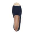 Dámske espadrilky s pleteným spracovaním modré 100-DP-805-N