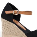 Dámske espadrilky čierne 100-P-814-1