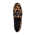 Dámske leopardie semišové mokasíny 95-D-103-1