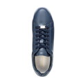 Dámske kožené sneakersy na platforme modré 101-D-972-N