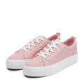Dámske sneakersy z tkaniny ružové 100-DP-800-P