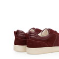 Dámske semišové sneakersy bordové 102-D-359-3