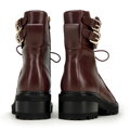 Dámske kožené čižmy s prackami 97-D-520-3