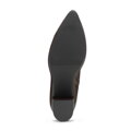 Dámske členkové čižmy na blokovom podpätku hnedé 101-DP-852-4