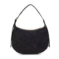Čierna dámska crossbody kabelka Wittchen z polyesteru s moderným vzhľadom