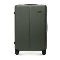 Veľký kufor z ABS s jemnými khaki pruhmi 56-3A-603-85