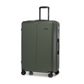 Veľký kufor z ABS s jemnými khaki pruhmi 56-3A-603-85