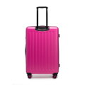 Veľký ABS kufor s vyrazeným logom fuchsia 56-3A-503-34