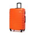 Veľký kufor ABS s rebrovaním, oranžový 56-3A-313-55