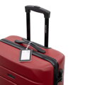 Veľký kufor z ABS materiálu - v tvare U s identifikačnou visačkou, červené 56-3A-653-35Z