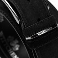Pánsky čierny semišový kožený opasok – elegancia v mäkkom prevedení 101-8M-205-1