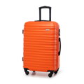 Sada ABS kufrov s rebrinami, oranžová, 56-3A-31K-55