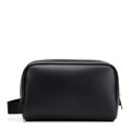 Kozmetická taška z ekokože s logom čierna 29-3Y-900-1