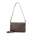 Hnedá dámska kožená crossbody kabelka – klasická elegancia a luxusný štýl 101-4E-610-4