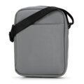 Pánska polyesterová crossbody taška sivá 100-4U-906-8