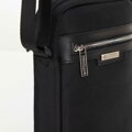 Kvalitná čierna  crossbody taška Wittchen100-4U-906-1