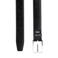 Čierny pánsky kožený opasok s elegantným detailom Wittchen 102-8M-112-1