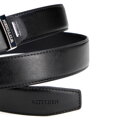 Čierny pánsky kožený opasok s elegantným detailom Wittchen 102-8M-112-1