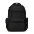 Elegantný pánsky ruksak z polyesteru s priehradkou na 15,6'' notebook a uchytením na kufor 99-3P-208-1
