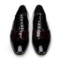 Pánske dvojfarebné lakované oxfordky 96-M-503-13