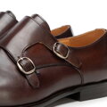 Pánske double monk oxfordy z prírodnej kože – moderná elegancia s dvojitou prackou 101-M-301-4