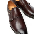 Pánske double monk oxfordy z prírodnej kože – moderná elegancia s dvojitou prackou 101-M-301-4