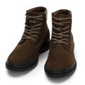 Pánske nubukové čižmy na šnurovanie 97-M-500-Z