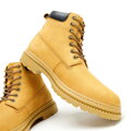 Pánske nubukové čižmy na šnurovanie 97-M-500-5