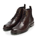 Pánske kožené členkové topánky s perforáciou – elegancia a pohodlie na každý deň