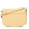 Dámska crossbody z prírodnej kože žltá 100-4E-214-Y
