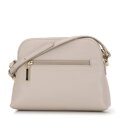 Mini kožená kabelka v lichobežníkovom tvare, béžová 29-4E-020-9