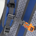 Tmavomodrý trekingový ruksak z vodeodolného nylonu s hydrovakom 56-3S-013-90