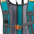 Modro-zelený trekingový ruksak z vodeodolného nylonu s hydrovakom 56-3S-013-80