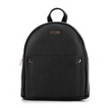 Dámska žakárová shopper kabelka s brmbolcom čierno-biela 99-4E-501-X3