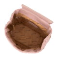 Ružový prešívaný batoh z ekokože pre ženský doplnok, 99-4Y-403-P.  