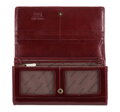Veľká lakovaná dámska peňaženka bordová 25-1-052-9