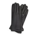 Elegantné dámske kožené čierne rukavice Wittchen 44-6A-004-1
