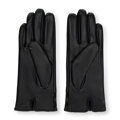 Čierne kožené dámske rukavice Wittchen 39-6A-023-1