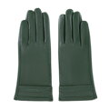 Zelené kožené dámske rukavice Wittchen 39-6L-965-Z