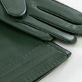 Zelené kožené dámske rukavice Wittchen 39-6L-965-Z