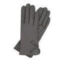 Šedé kožené rukavice Wittchen 44-6A-706-8