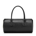 Čierna dámska crossbody kabelka Wittchen z prírodnej kože s retiazkovým detailom