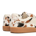 Dámske kožené sneakersy hnedé 102-D-360-1